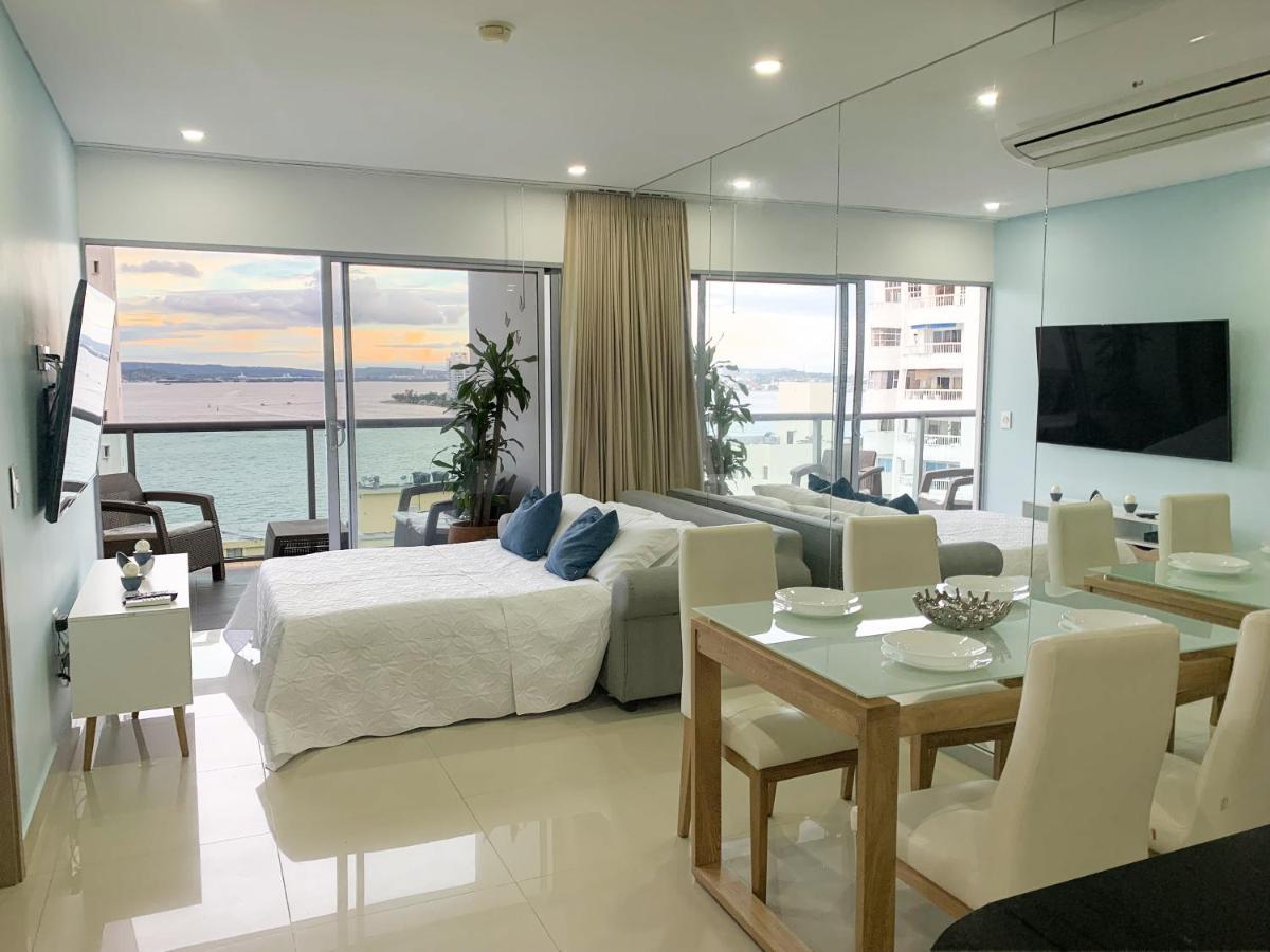 Oceanview Escape Pool, Jacuzzi & Gym In Bocagrande Apartman Cartagena Kültér fotó