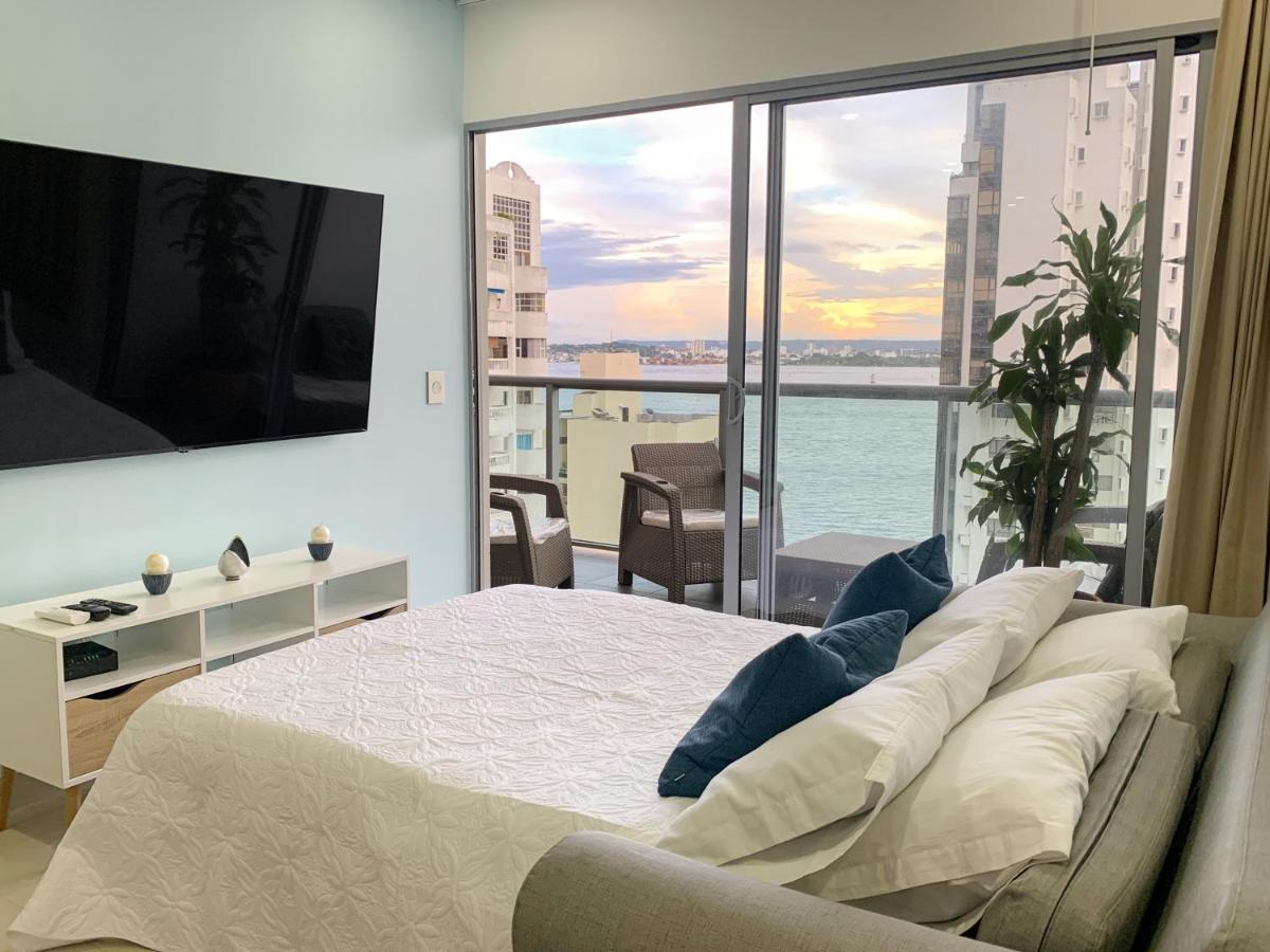 Oceanview Escape Pool, Jacuzzi & Gym In Bocagrande Apartman Cartagena Kültér fotó