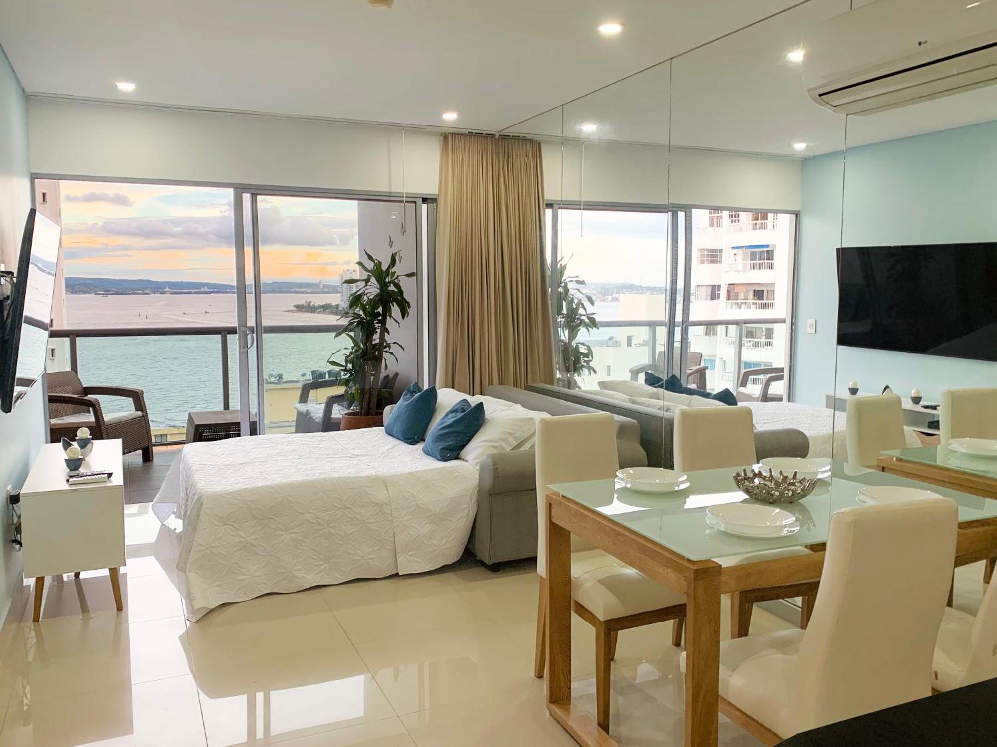 Oceanview Escape Pool, Jacuzzi & Gym In Bocagrande Apartman Cartagena Kültér fotó